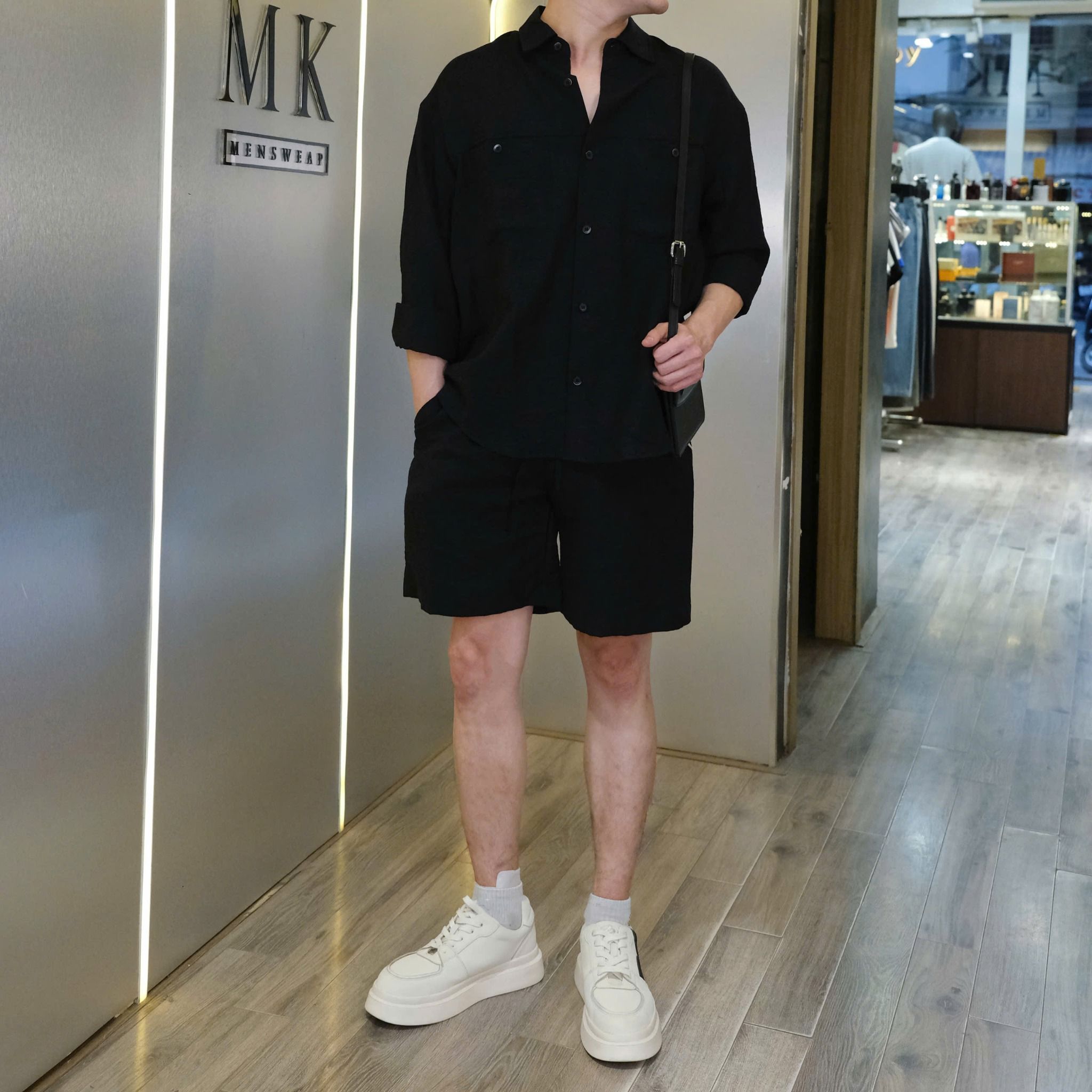  [ẢNH THẬT] Bộ Dài Tay Đũi Nam Trơn 2086 