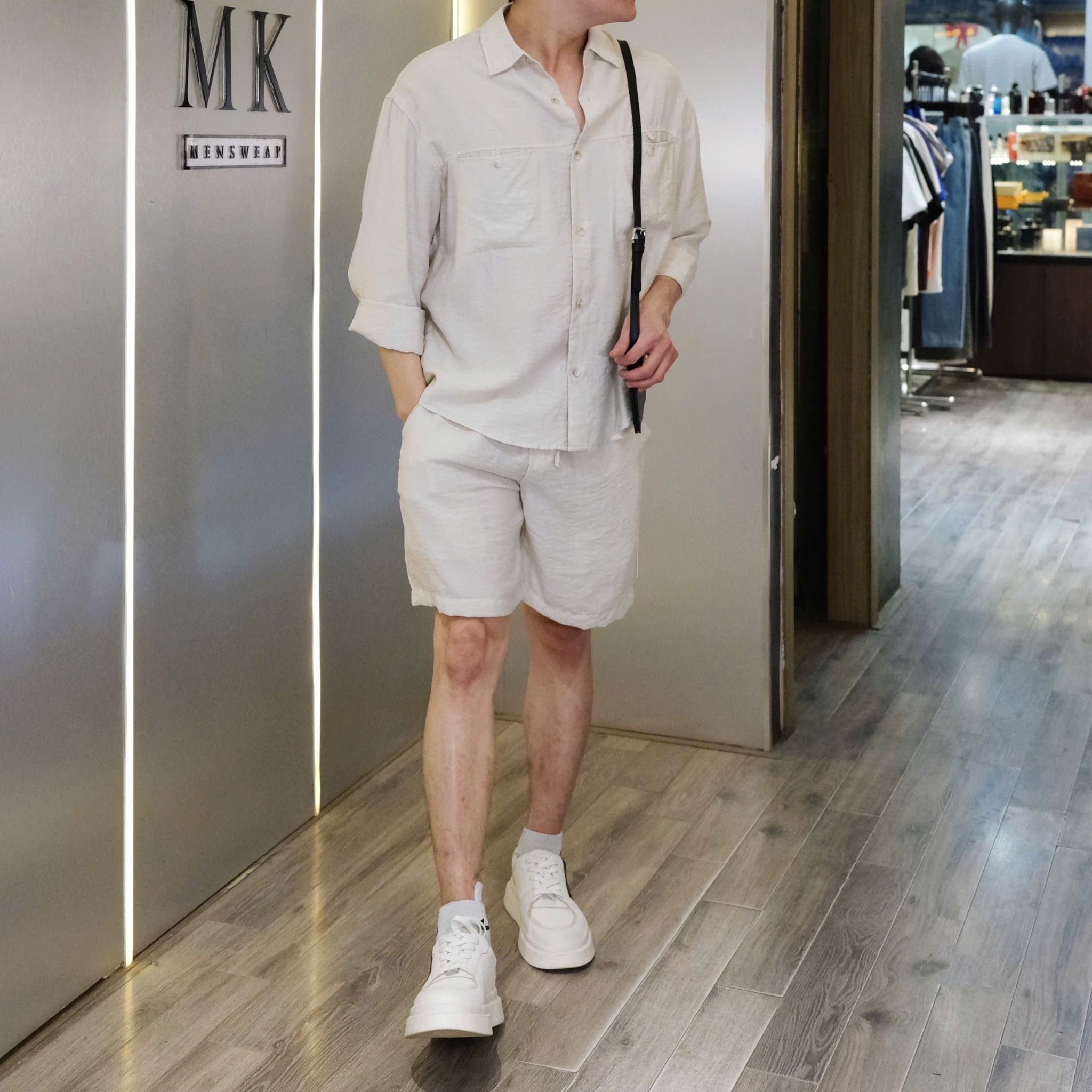  [ẢNH THẬT] Bộ Dài Tay Đũi Nam Trơn 2086 