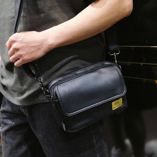  [ẢNH THẬT] Túi Đeo Chéo Nam Da Bò Trơn 3623 