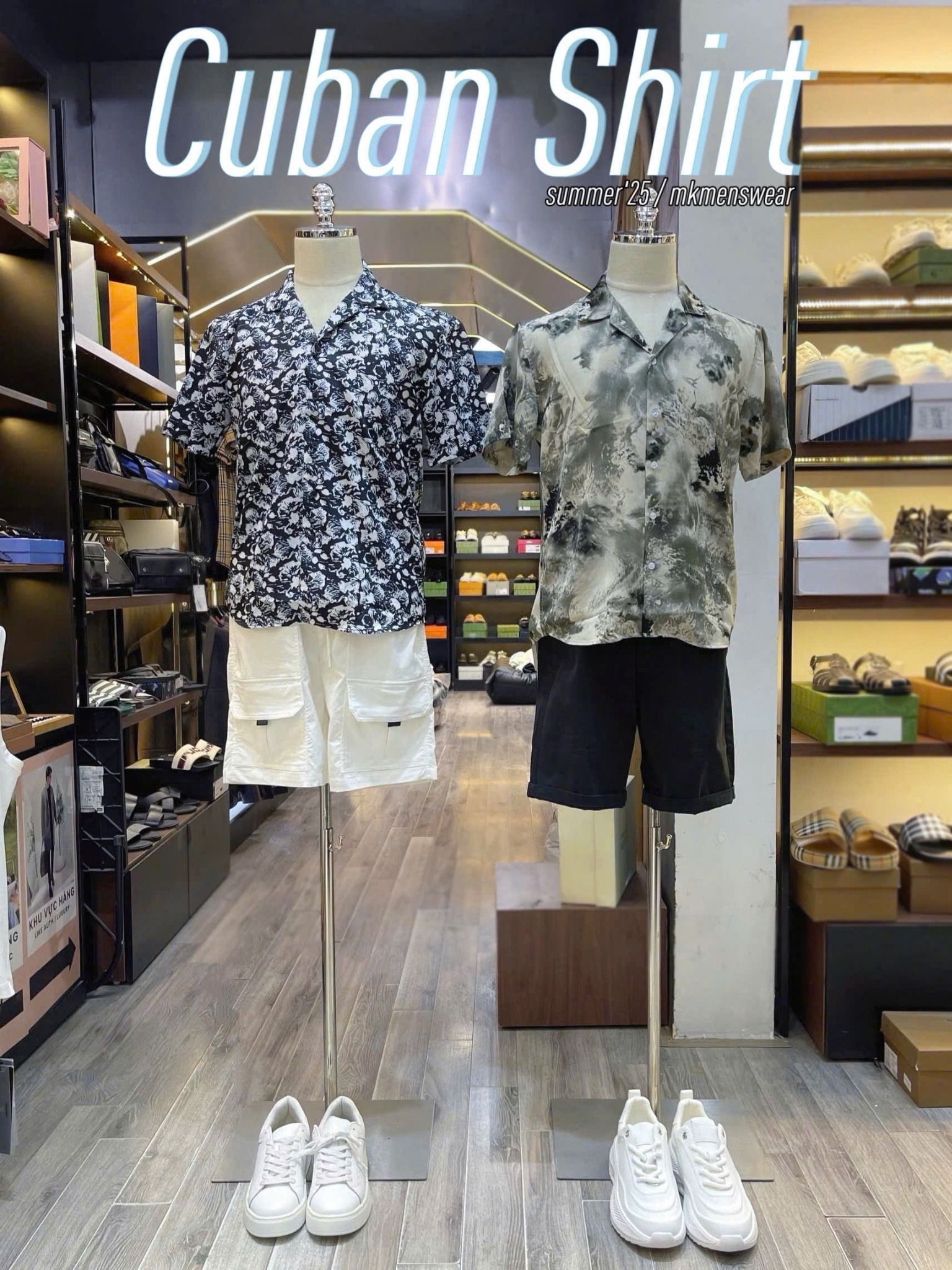  [ẢNH THẬT] Sơ Mi Ngắn Tay Nam Nữ KAF Cổ Vest Đi Biển 25 