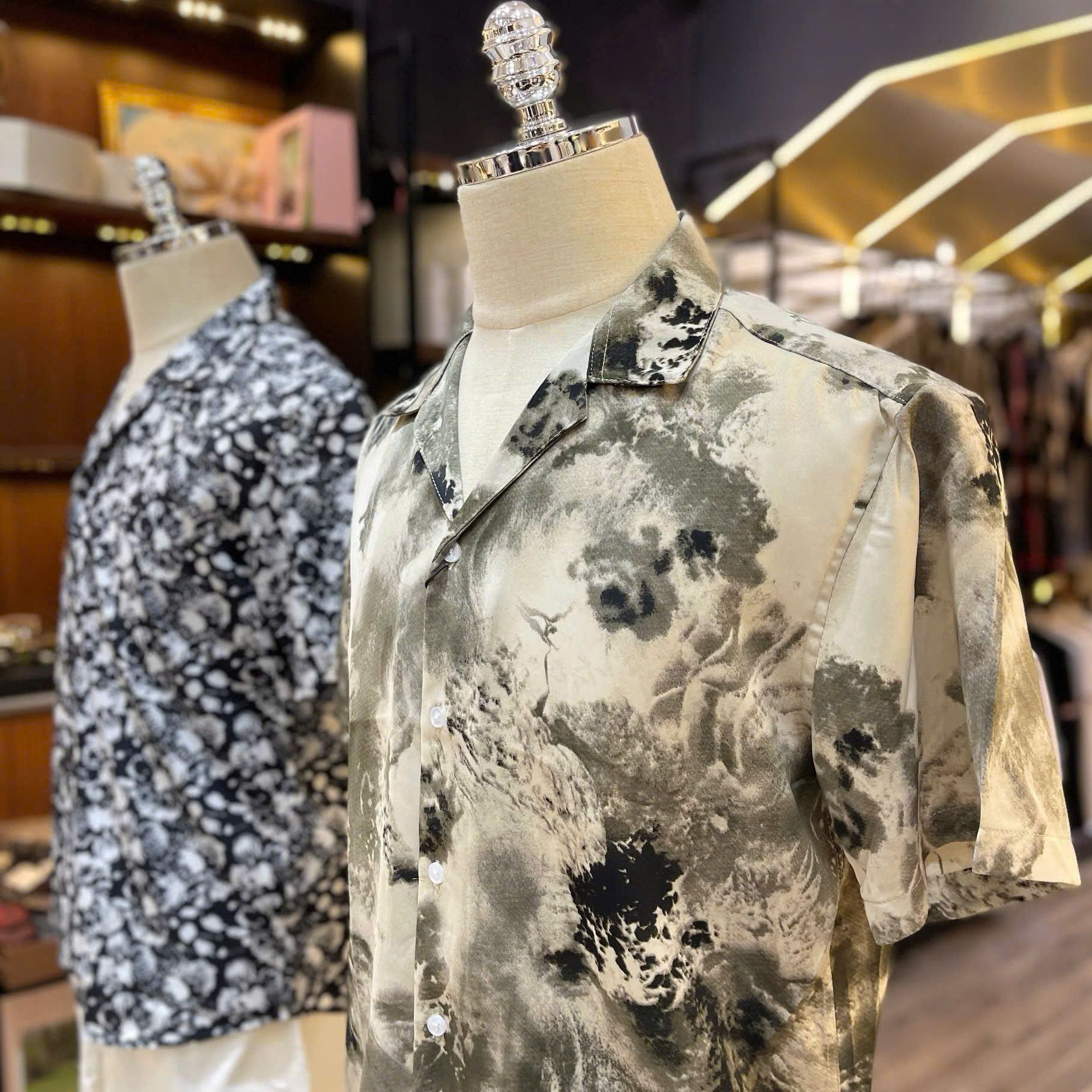  [ẢNH THẬT] Sơ Mi Ngắn Tay Nam Nữ KAF Cổ Vest Đi Biển 25 