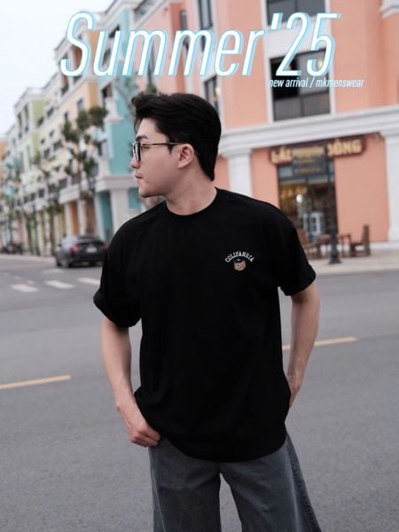  [ẢNH THẬT] Áo Phông Ngắn Tay Nam Logo Gấu 3311 