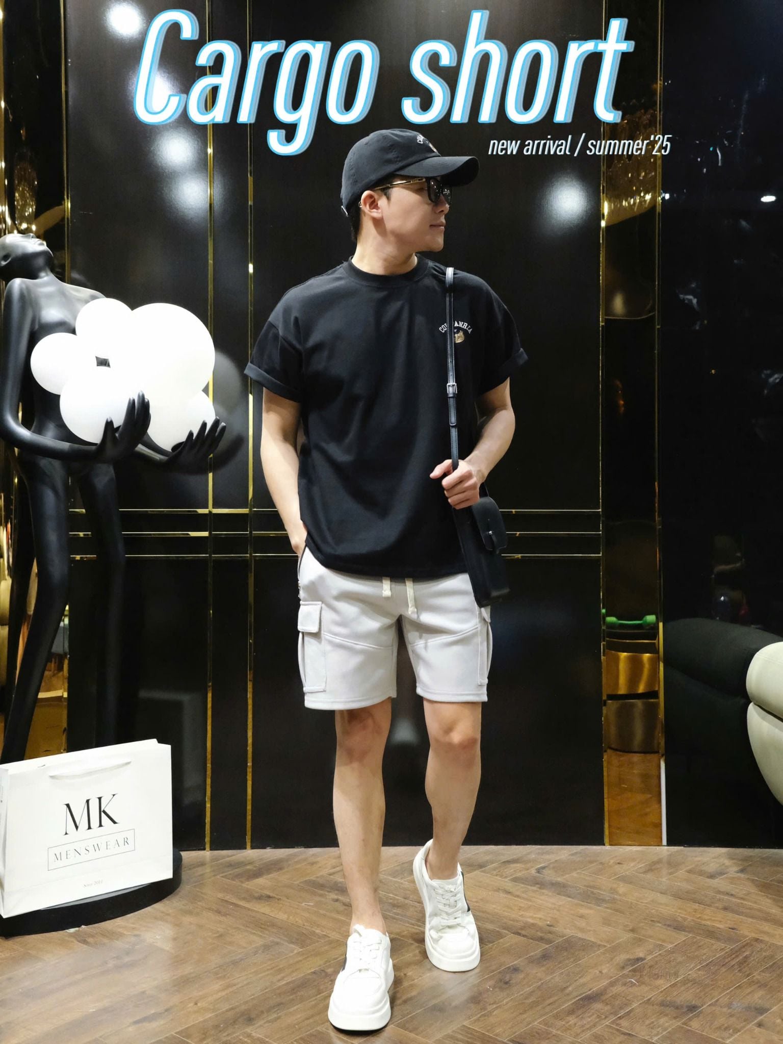  [ẢNH THẬT] Short Nỉ Trơn KAF Túi Hộp Cạp Chun 25 