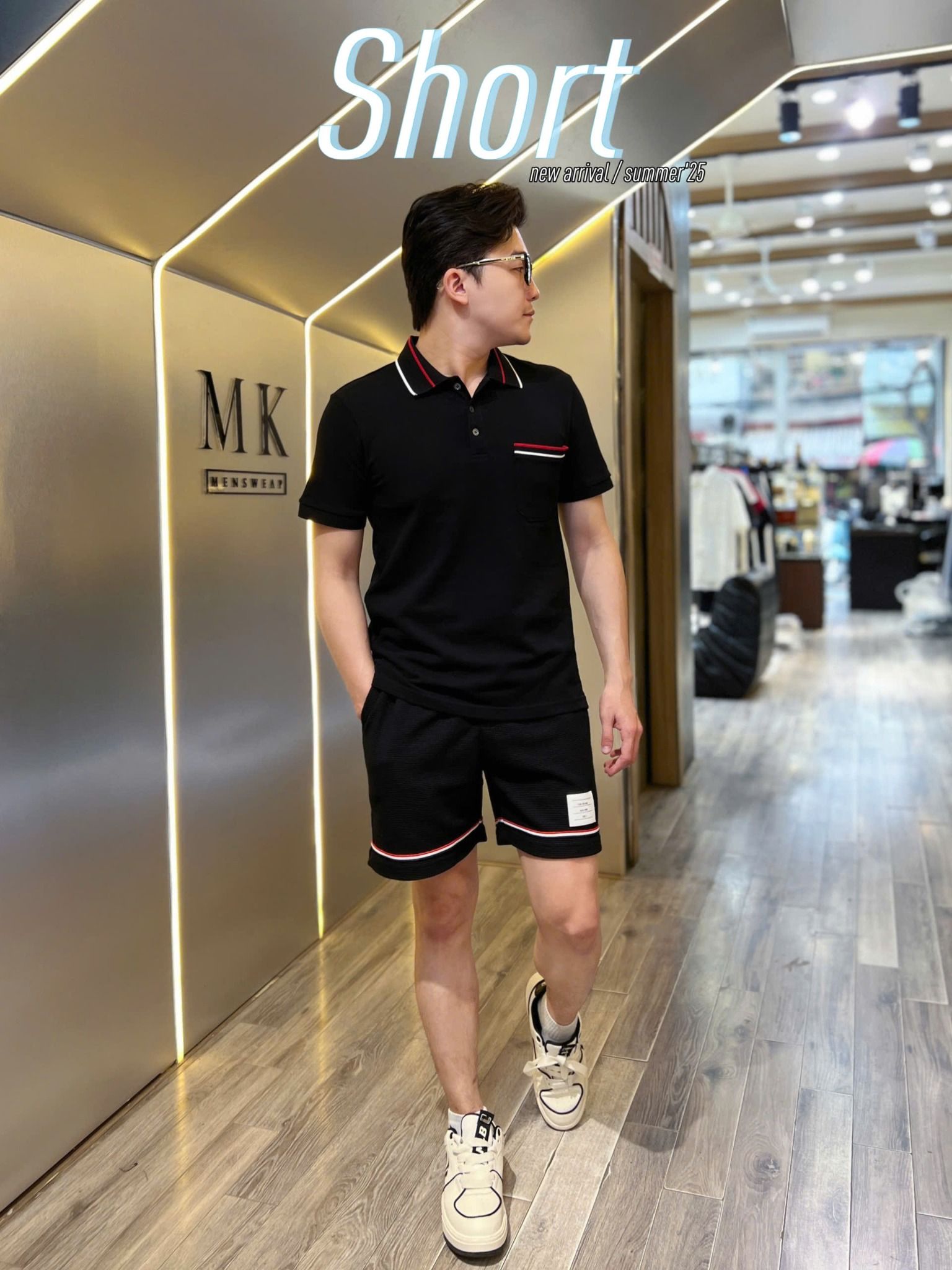  [ẢNH THẬT] Short Nỉ Nam Trơn Phối Viền Gấu 25 