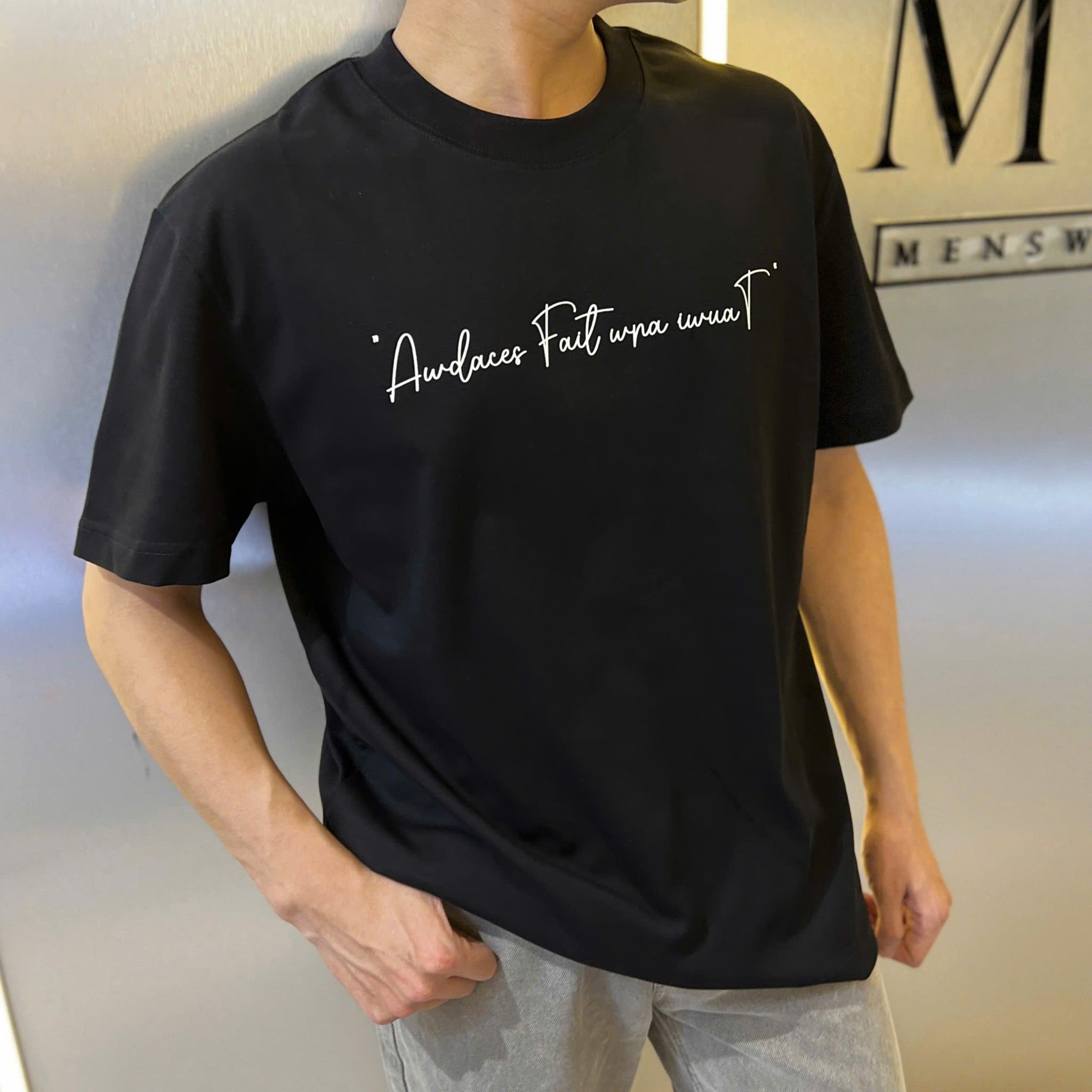  [ẢNH THẬT] Áo Phông Ngắn Tay Nam Chữ Nhỏ T588 