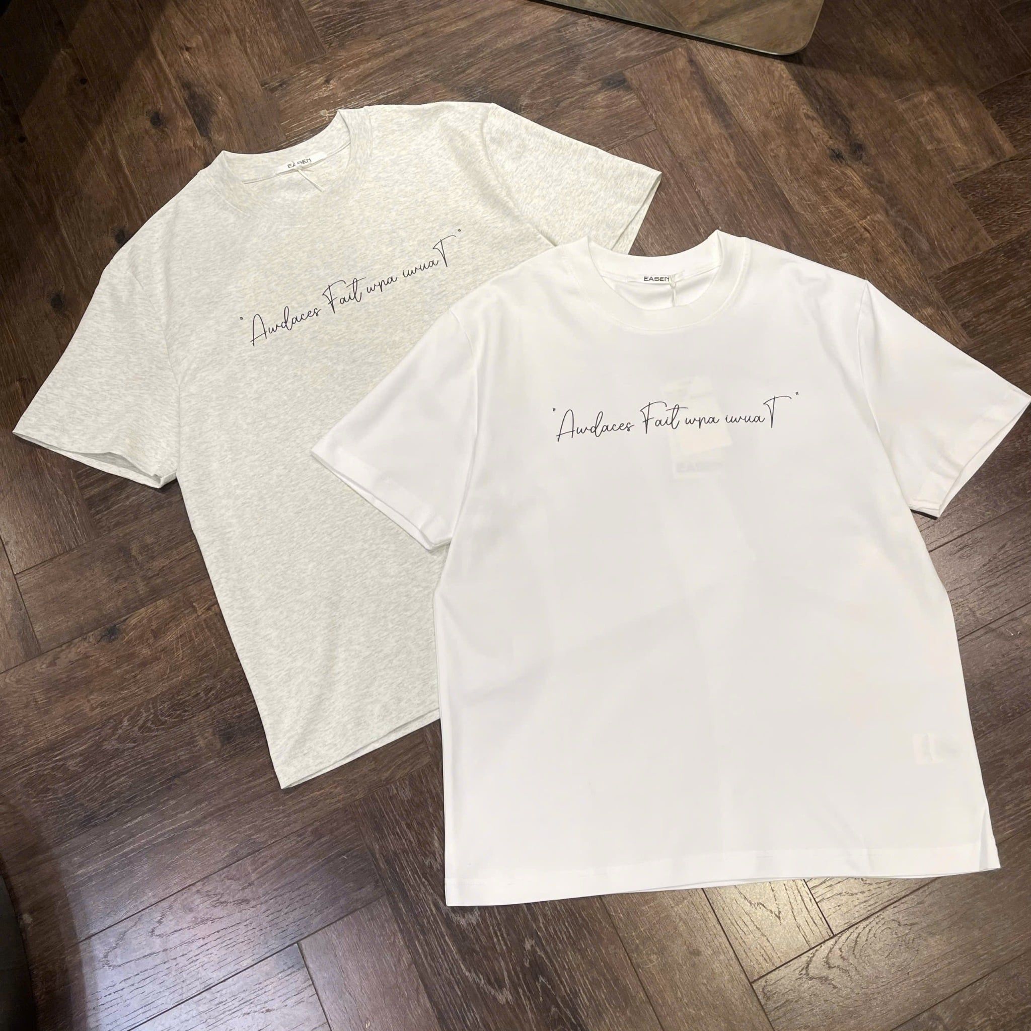  [ẢNH THẬT] Áo Phông Ngắn Tay Nam Chữ Nhỏ T588 