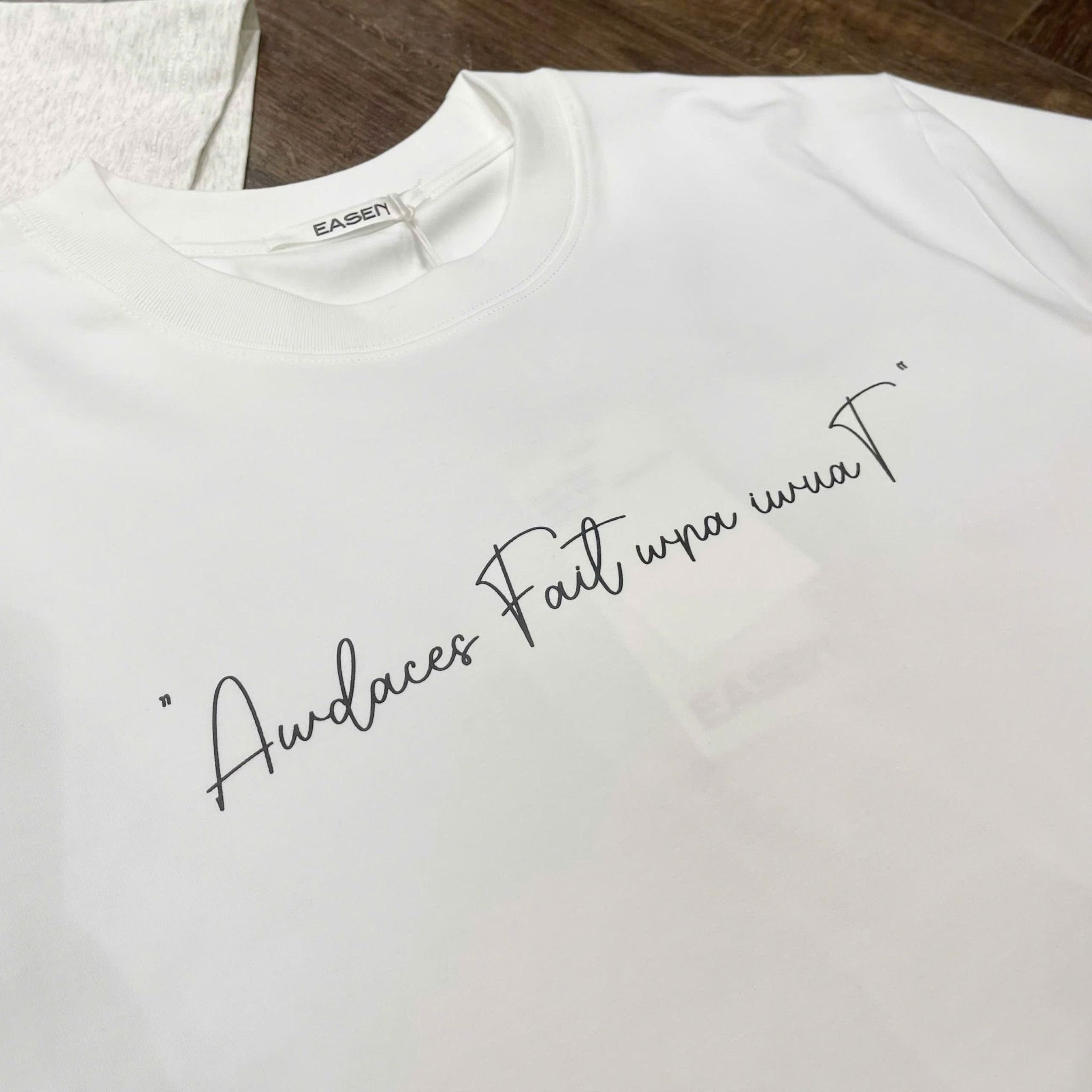  [ẢNH THẬT] Áo Phông Ngắn Tay Nam Chữ Nhỏ T588 