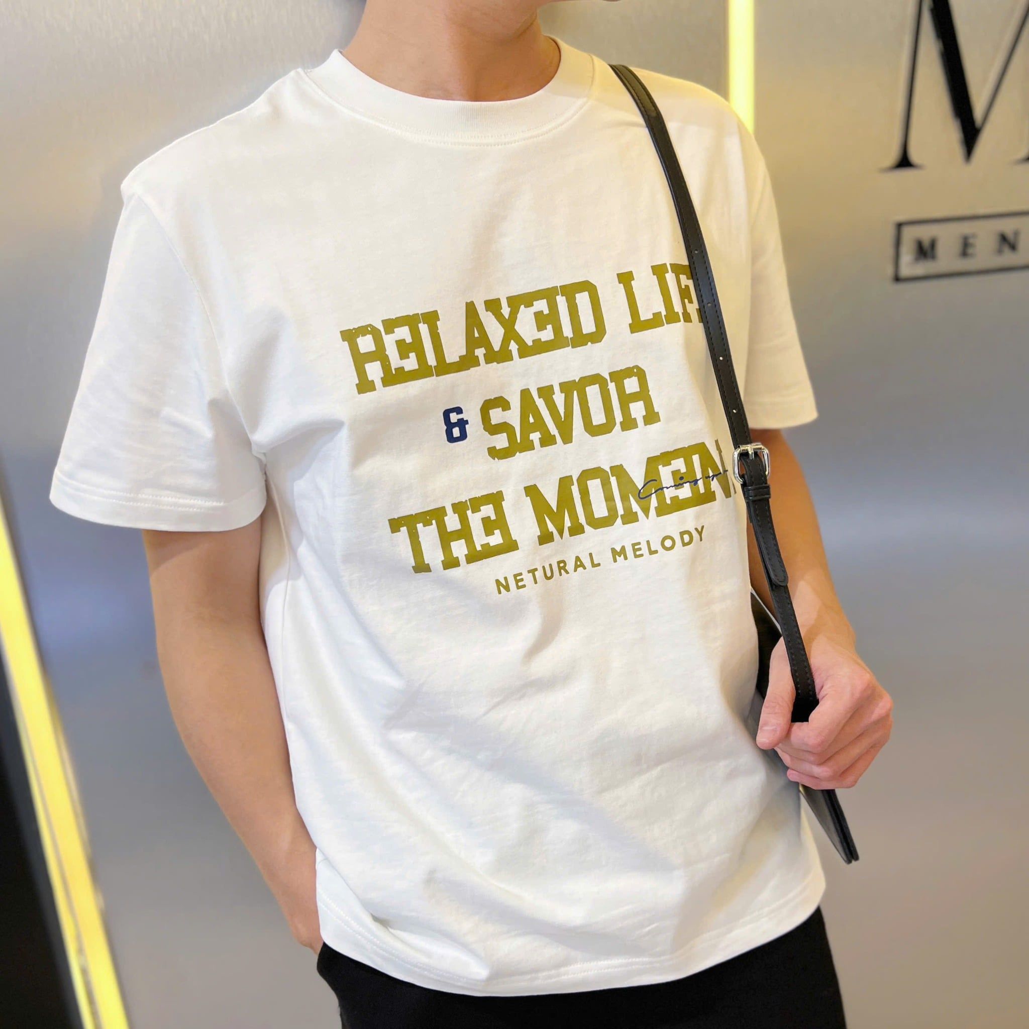  [ẢNH THẬT] Áo Phông Ngắn Tay Nam Nữ In Chữ To T553 