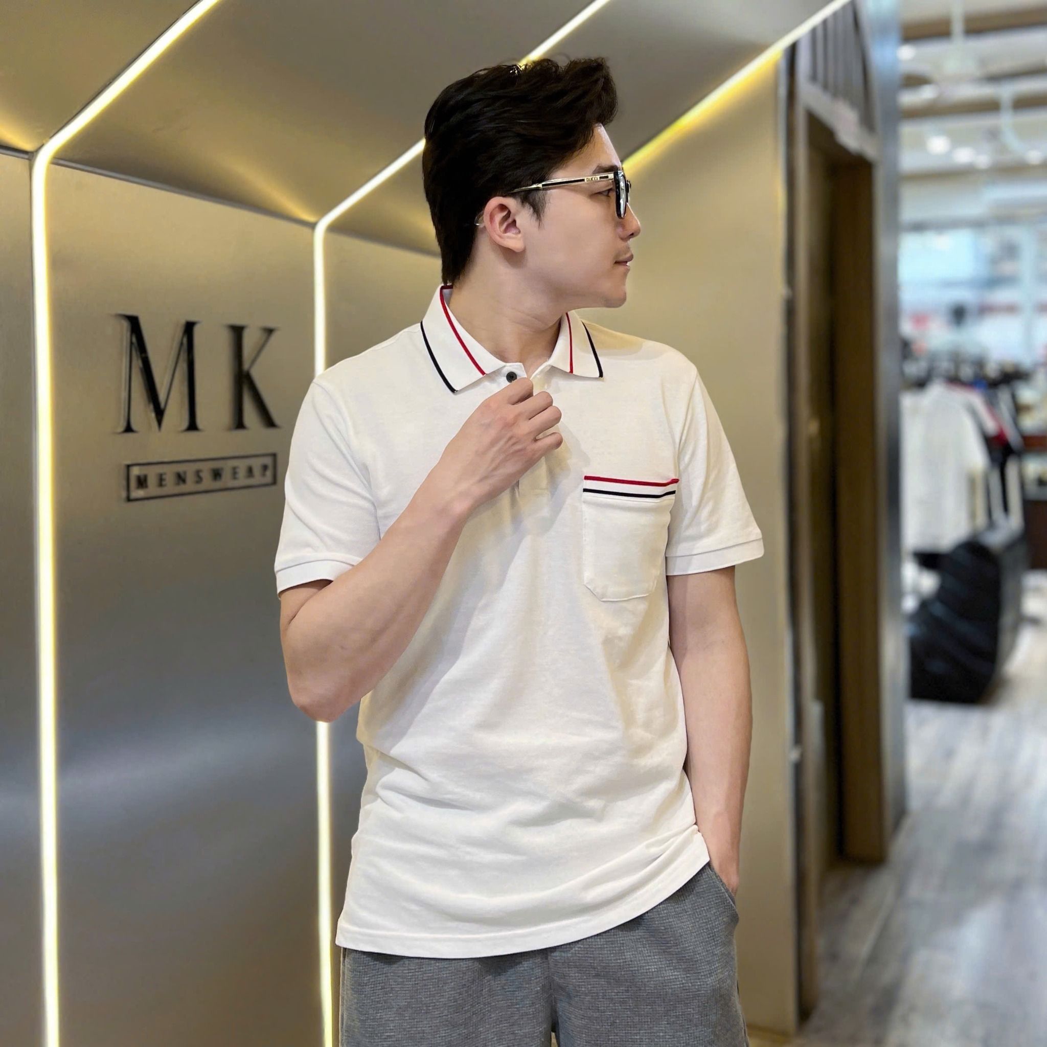  [ẢNH THẬT] Polo Ngắn Tay Nam Cải Cổ Và Túi 25 