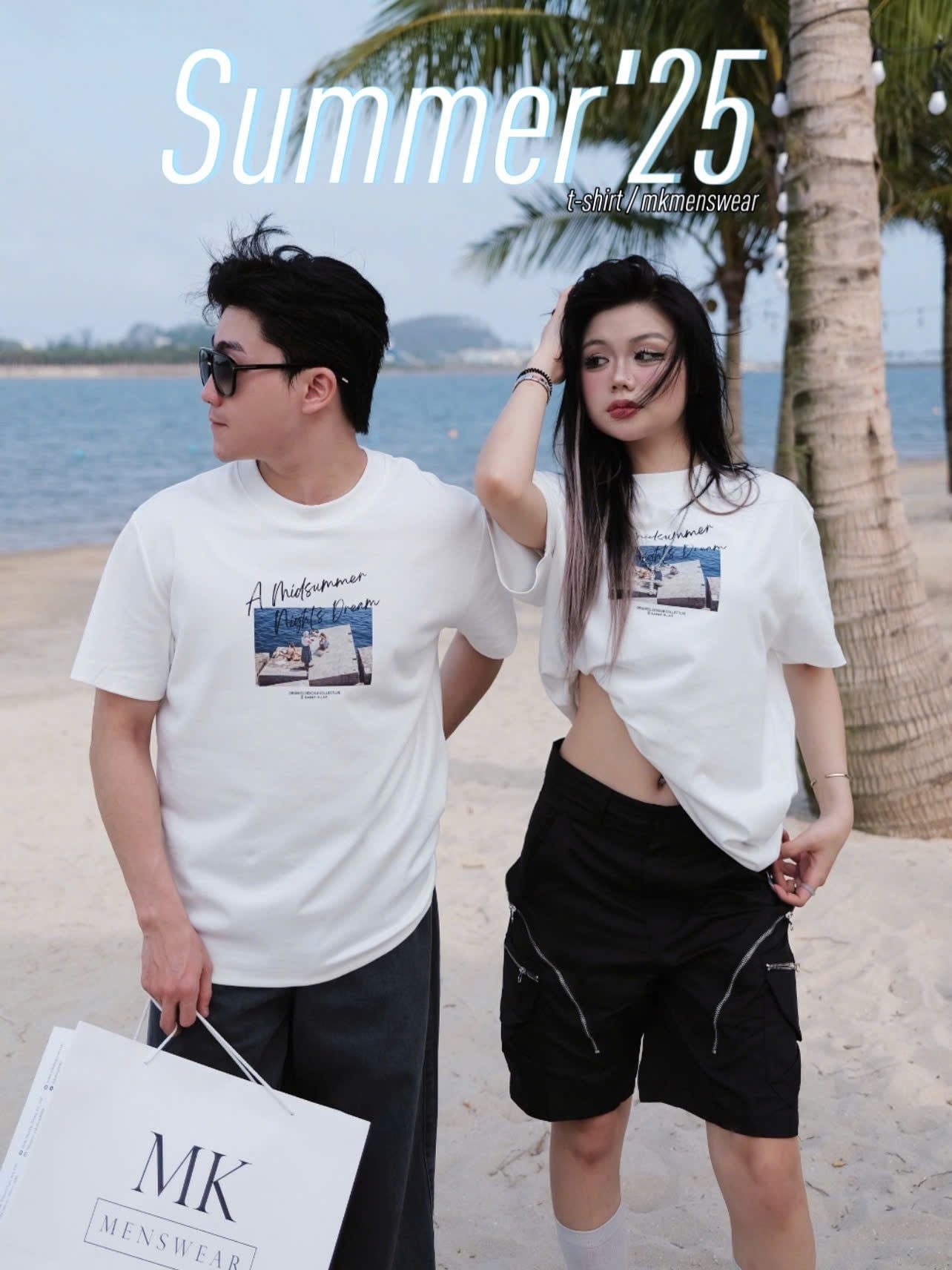  [ẢNH THẬT] Áo Phông Ngắn Tay Nam Nữ In Hình Người T567 