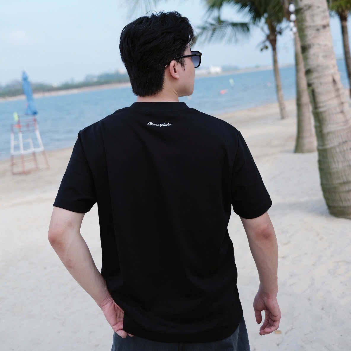  [ẢNH THẬT] Áo Phông Ngắn Tay Nam Nữ In Hình Người T567 