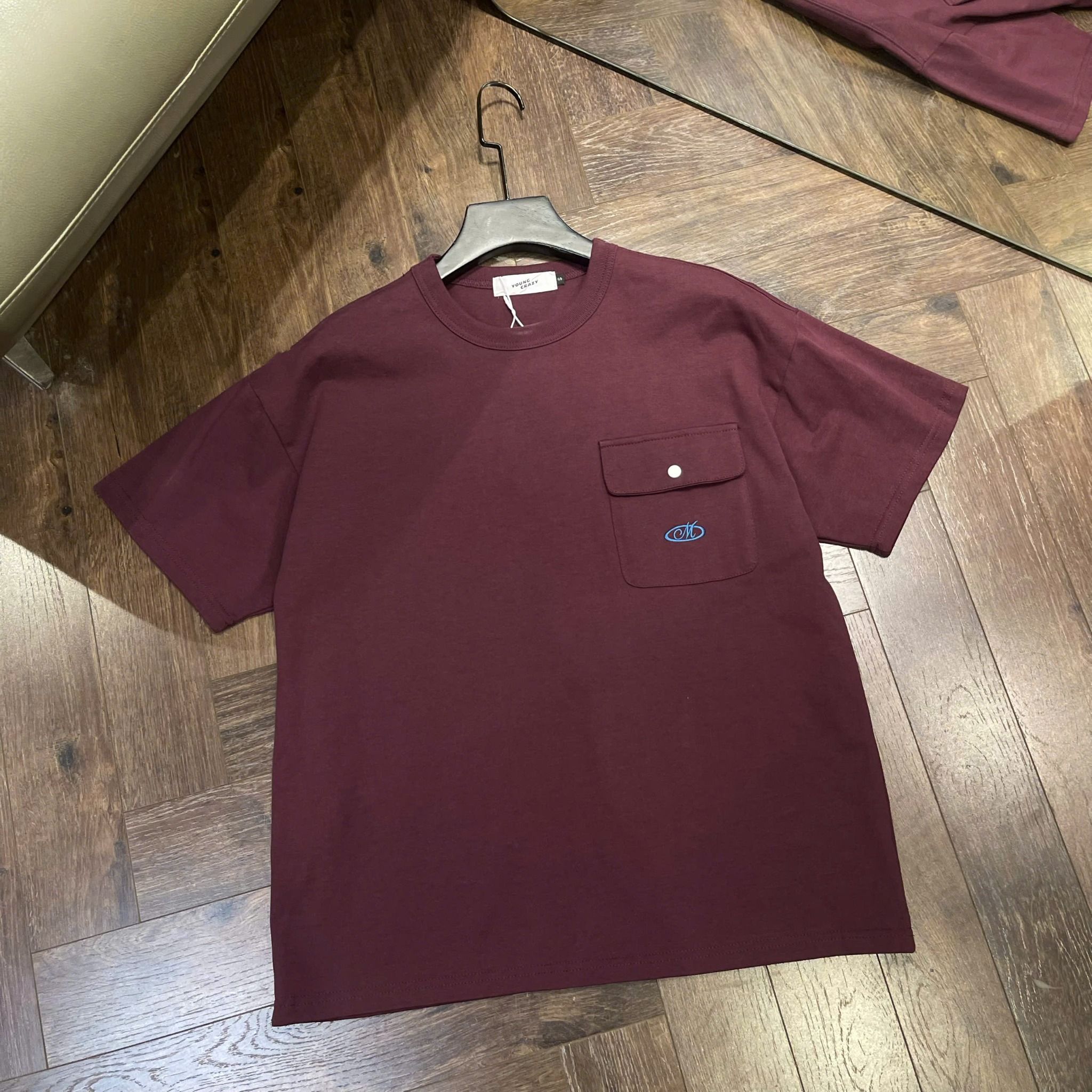  [ẢNH THẬT] Áo Phông Ngắn Tay Nam Nữ Túi Ngực 3310 