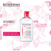 Nước tẩy trang và làm sạch dành cho da nhạy cảm Bioderma sensibio h20 500ml (Nhập khẩu)