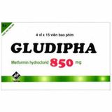 Gludipha 850mg Vidipha (H/60v) Viên Nén