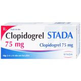 Clopidogrel 75mg Stada (H/28v)(viên nén bao phim)(Date cận)