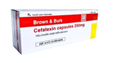Cephalexin 250Mg - Brown Burk (H/100V) (Date cận)