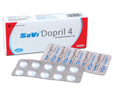 Savi Dopril Perindopril 4mg (H/30v) (viên nén bao phim)