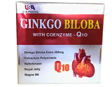 Ginkgo Biloba 360Mg With Coenzyme Q10 Usa (H/100V)(đỏ bạc)