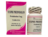 Texpre Prednisolon 5mg Rostex (Chai/500v) HỒNG (viên nén)