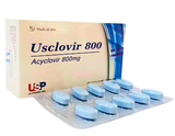 Usclovir Acyclovir 800mg Uspharma (H/30v) (viên nén bao phim)