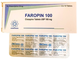 Faropin Clozapine USP 100mg Kwality Pharmaceutical (H/50v)