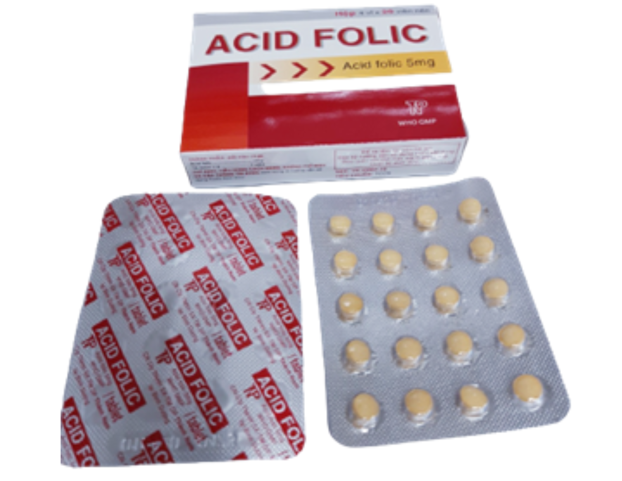 Acid Folic 5mg Thành Nam (H/80v) SHOPTHUOC