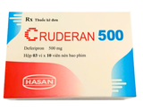 Cruderan Deferipron 500mg Hasan (H/30v) (viên nén bao phim)