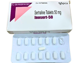 Inosert - 50 Sertraline Tablets Ipca (H/28v) (viên nén)