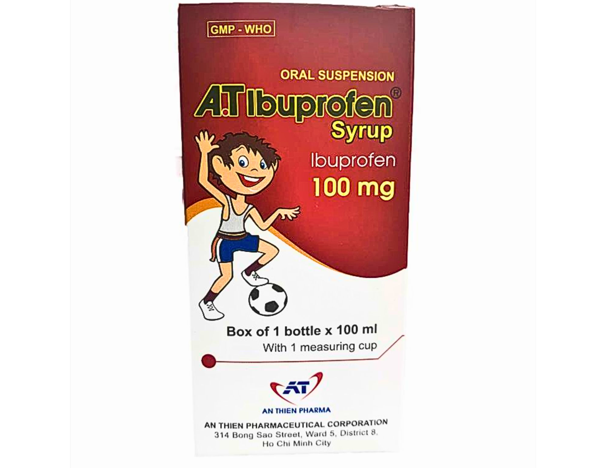 A.T Ibuprofen Syrup An Thiên (C/100Ml) SHOPTHUOC