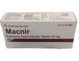 Macnir Eperisone 50mg Macleods (H/50v) (viên nén) (Date cận)