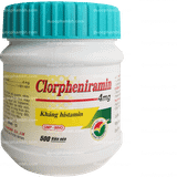 Clorpheniramin 4Mg Usanicpharma (C/500v) (Nắp Xanh)