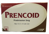 Prencoid Prednisolone 5mg Pymepharco (H/100v) (viên nén)
