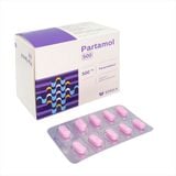 Partamol Paracetamol 500mg Stella (H/100v) (Viên dài)