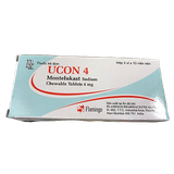 Ucon 4 Montelukast 4mg Flamingo (H/30v) (viên nén)