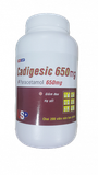 Cadigesic 650Mg Usp (Hồng) (C/200V) (viên nén bao phim)