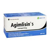 Agimlisin Lisinopril 5mg Agimexpharm (H/30v) (viên nén)