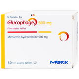 Glucophage 500Mg - Merck (H/50V)