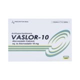 Vaslor Atorvastatin 10 Davipharm (H/28v) (viên nén bao phim)