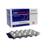 Agimepzol Omeprazol 20mg Agimexpharm(H/100v) (viên nang)