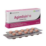 Agimlisin Lisinopril 10mg Agimexpharm (H/30v) (viên nén)