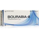 Bourabia-8 Thiocolchicoside 8 mg Davipharm (H/60v) (viên nén)