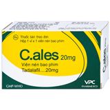 C.ales Tadalafil 20mg Pharimexco (H/1v) (viên nén)