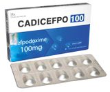 Cadicefpo Cefpodoxime 100mg USP (H/10v) (viên nén)