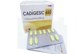 Cadigesic Paracetamol 650mg Usp (H/100v) (Vàng)