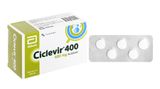 Ciclevir Aciclovir 400mg Abbott (H/50v) (viên nén)