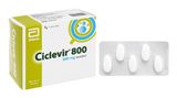 Ciclevir Aciclovir 800mg Abbott (H/50v) (viên nén)