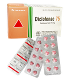Diclofenac 75Mg Uphace (H/100v) (viên bao phim tan trong ruột)