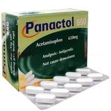 Panactol Paracetamol 650mg Khapharco (H/100v)(Vỉ xéo)