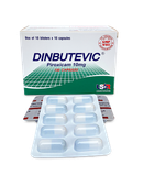 Dinbutevic Piroxicam 10mg Usarichpharm (H/100v) (viên nang)