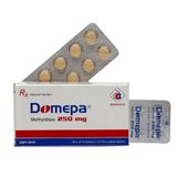 Domepa Methyldopa 250mg Domesco (H/100v) (viên nén)